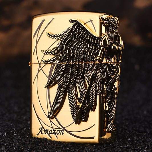 Engraved zippo lighter