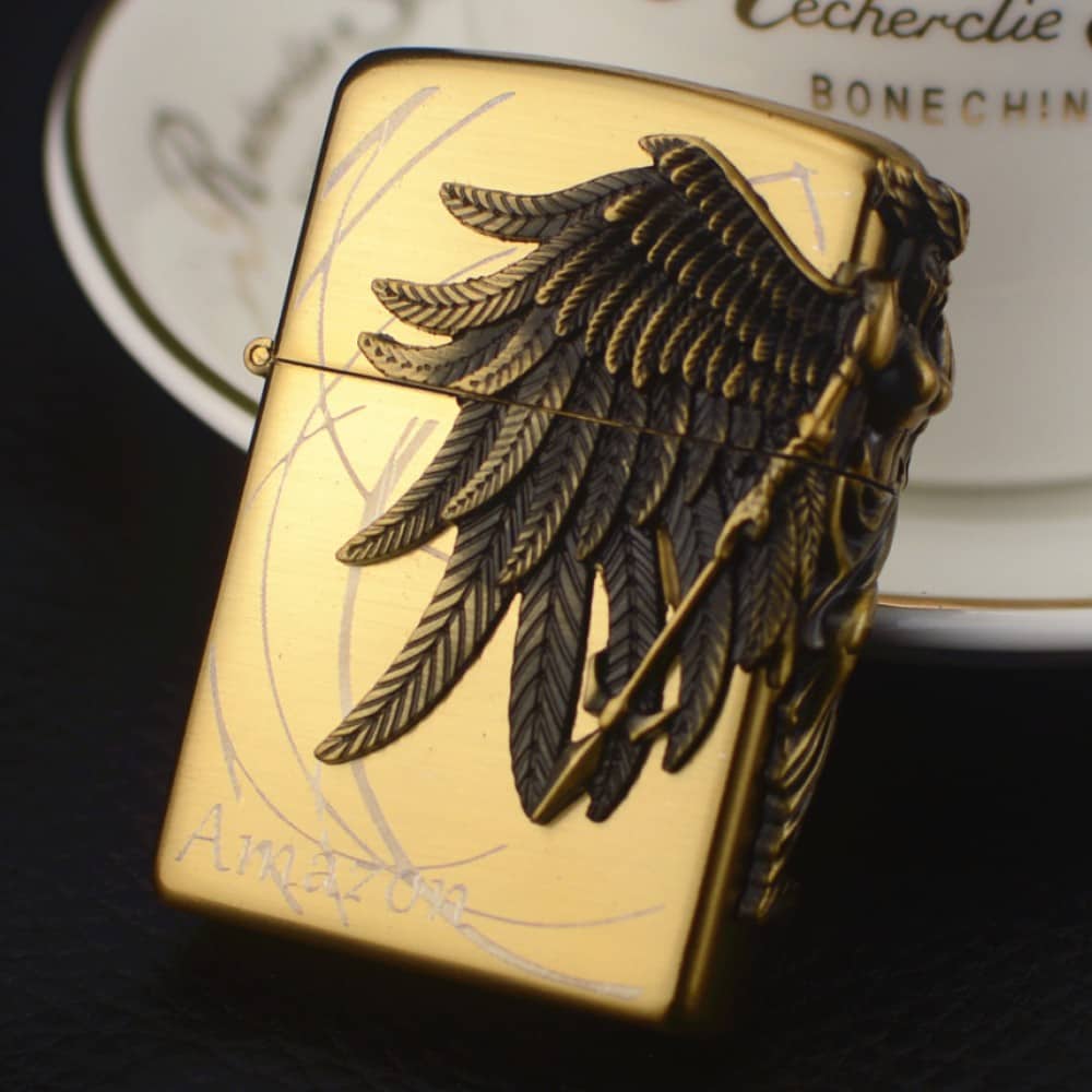 Engraved zippo lighter